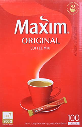 Maxim Original Korean Coffee - 100pks - Original - 100 Count (Pack of 1)