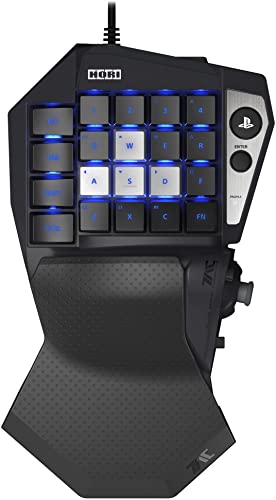 HORI Tactical Assault Commander (TAC) Mechanical Keypad for PlayStation®5, PlayStation®4, and PC - PC-Style Keypad for FPS, MMO, and more - Officially Licensed by Sony