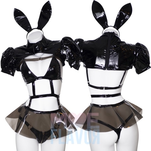 Cyber Bunny Set | Black / S/M