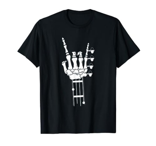 Rock & Roll Skeleton Bass Guitar Music Lover Gift T-Shirt - Women - Royal Blue - 3X-Large