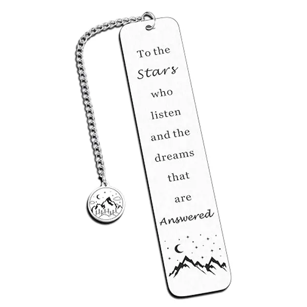 to The Star Book Mark for Fans Book Lovers Reading Gift Birthday Gift for Female Friends Daughter Reading Accessories for Book Lovers Inspirational Book Mark for Women