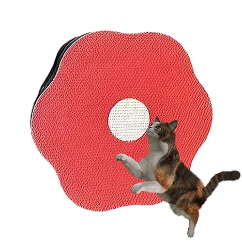 Flower Scratching Pad for Cats on Wal