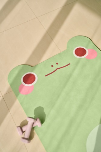 Moss the Frog Yoga Mat | Default Title