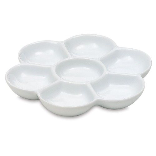Richeson Flower Porcelain Mixing Tray