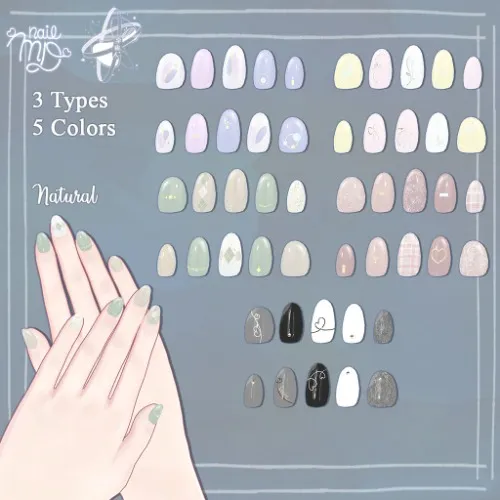VRC Outfit authentic nailset