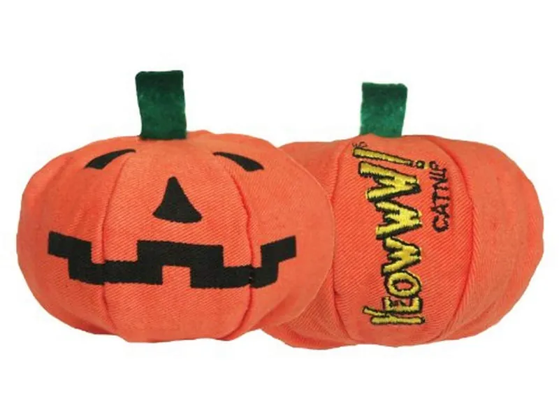 Yeowww Halloween Pumpkin Catnip Toy - 
