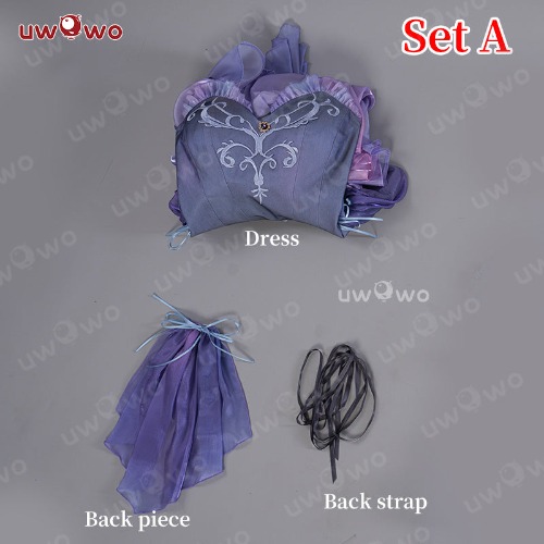 【In Stock】Uwowo Genshin Impact Fanart: Ganyu Ballet Dress Cosplay Costume - 【In Stock】SetA: XL (Only Dress)
