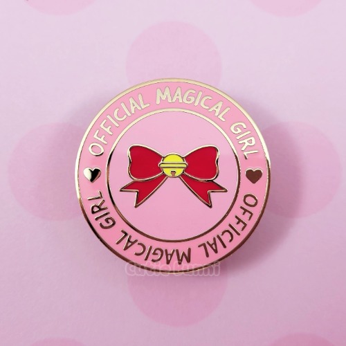 Magical Girl Bow Bell Enamel Pin