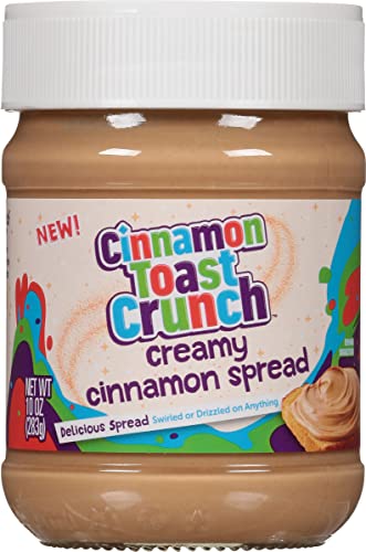 Cinnamon Toast Crunch Creamy Cinnamon Spread, 10 Ounce - Cinnamon - 10 Ounce (Pack of 1)