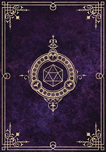 Character Journal: Five 5e Character Sheets, Lined And Graph Pages For Note-Taking, Spell Sheets And More (Purple)