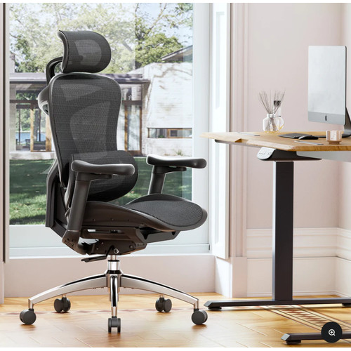 SIHOO Mesh Office Chair Kursi Kerja Kantor Ergonomic Gaming C300 A3C - A3C-Grey-Footre di SitStand | Tokopedia