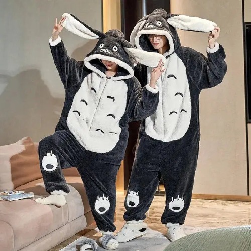 Comfy Totoro Kigurumi Onesie | XL / Woman / Cotton / Polyester