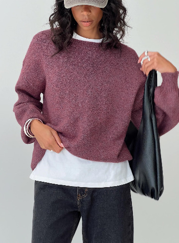 Ryanna Sweater Burgundy | XS/S / Burgundy