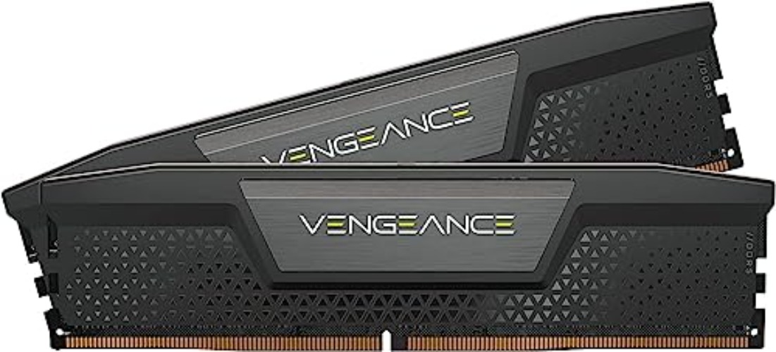 CORSAIR VENGEANCE DDR5 RAM 64GB (4x16GB) 5600MHz CL36 Intel XMP iCUE Compatible Computer Memory - Black (CMK64GX5M4B5600C36) - 64GB (4x16GB) - Black