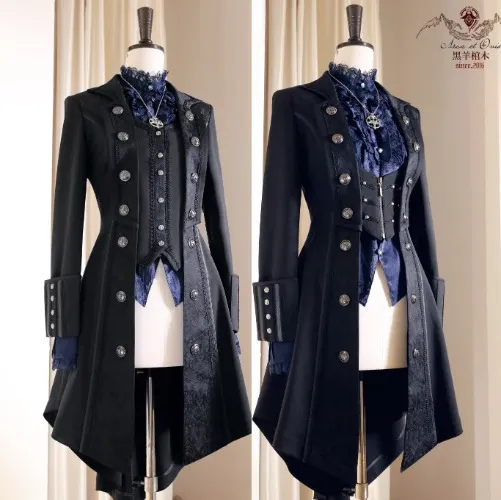 The Wings of the Bat Gothic Lolita Ouji Lolita Jacket (Female Version)