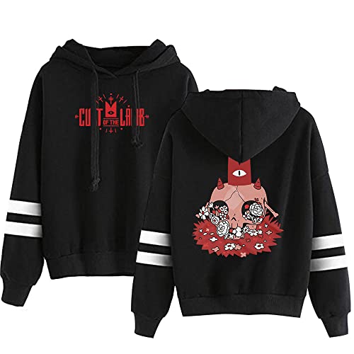 PAJOMLAG Cult of The Lamb Fashion Merch Hoodies Winter Streetwear Men/Women Hoodie Sweatshirt Long Sleeve Hooded - 4X-Large - Black