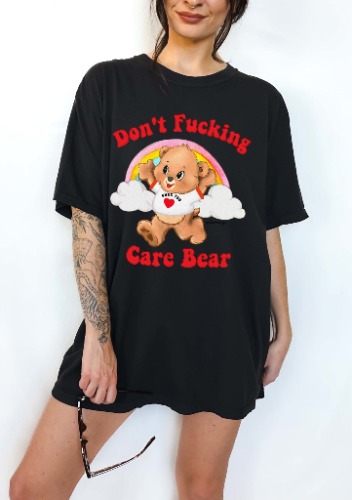 Don't F*cking Care Bear Unisex Tee