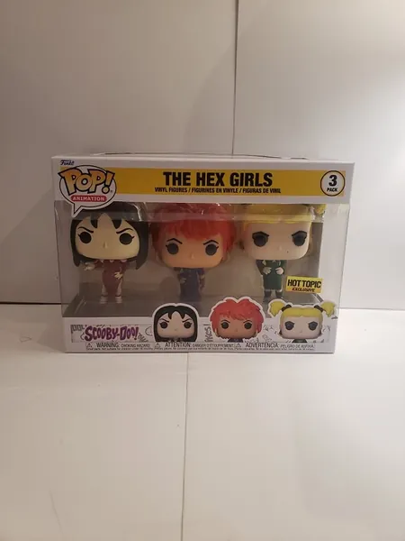Scooby-Doo Hot Topic Exclusive The Hex Girls Pop Animation 3 Pack Funko Pop
