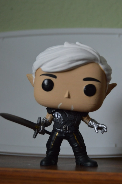 Fenris Version 2 from Dragon age 2 Custom pop Vinyl figure