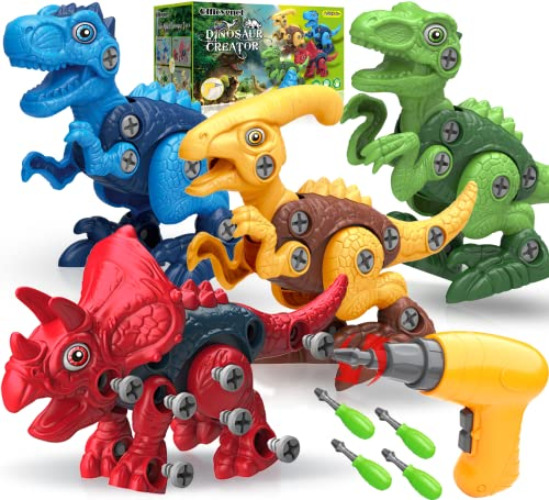 Dinosaur Toys with Electric Drill - Dinosaurs
