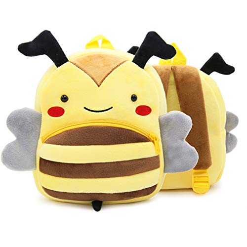 Toddler Backpack Cute Plush Bag 10" - Bee