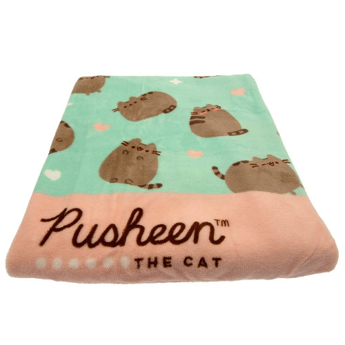 Grote pluche deken Coral 150x200 Pusheen katten