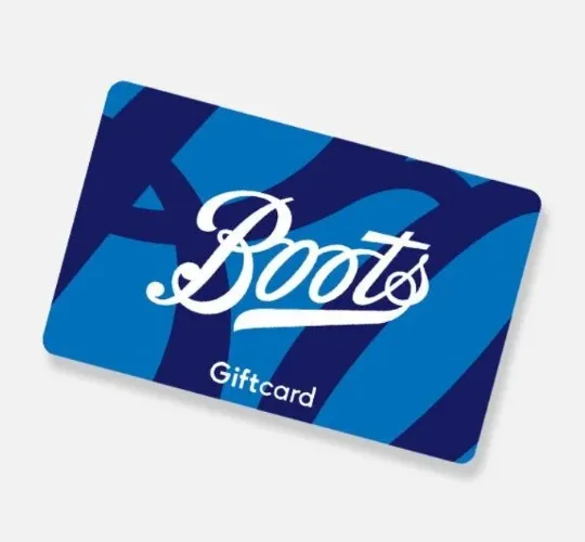 boots gift card!