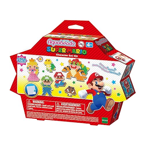Aquabeads Brothers Super Mario Character Set, Art & Craft bead kit 31946 - Single