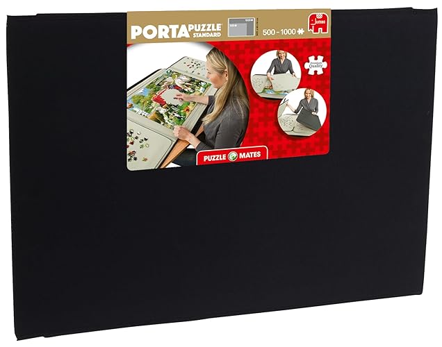 Portapuzzle Original - Large Puzzle Mat & Board, 2 Puzzle Sorters & Organisers - Portable, Lightweight & Easy to Store Non-Slip Felt Jigsaw Mat - Up to 1000 Pieces Porta Puzzle Board - 57x80cm - Jumbo - Portapuzzle Std 1000pcs - single
