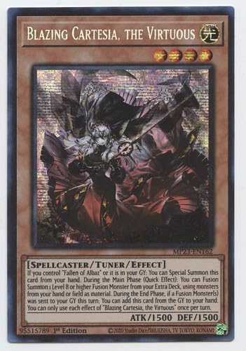 Blazing Cartesia, The Virtuous - MP23-EN162 - Prismatic Secret Rare - 1st Edition