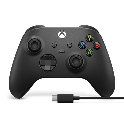 Xbox Series X/S Wireless Controller - Includes USB-C Cable - Carbon Black with USB-C Cable
