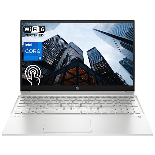 HP 2023 Latest Pavilion Business Laptop, 15.6" FHD Touchscreen, 13th Gen Intel Core i7-1355U, 32GB RAM, 1TB PCIe SSD, Webcam, FP Reader, Backlit KB, Wi-Fi 6, Windows 11 Pro, Silver - 32GB RAM | 1TB SSD