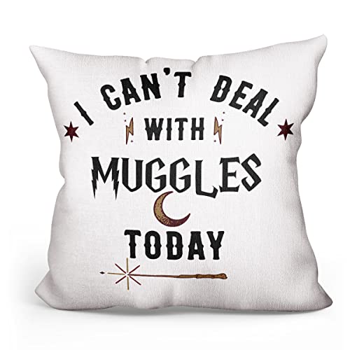 Funny Library Quotes Throw Pillow Cover Cute Pillow Case Linen Pillowcase Cushion Case Home Decor Gifts - 18x18 Inch