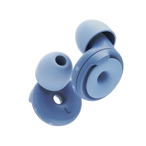 Loop Switch Earplugs – Multi-Mode Noise-Reducing Earplugs | Adjustable Passive Hearing Protection for Focus, Travel, Concerts, Socializing, Sports Events & Noise Sensitivity | Reusable Ear Protection - Blue