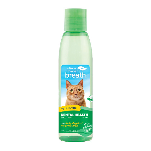 TropiClean Fresh Breath Dental Health Solution for Cats 236 ml
