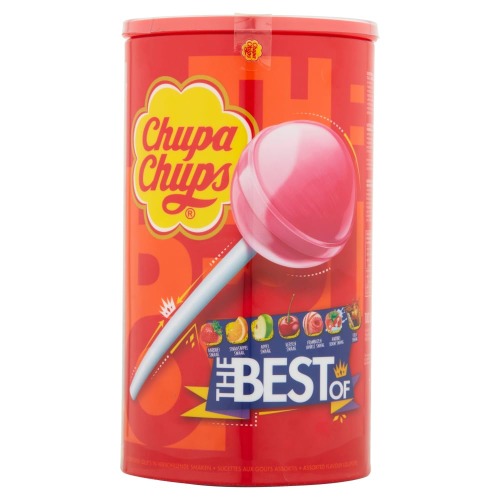 Chupa Chups Lollipops 13 g (Pack of 100) - 100 Count (Pack of 1)
