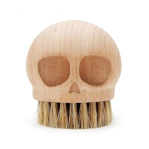 Suck UK Skull Brush Nail Brush | Shoe Brush | Cleaning Brush | Scrub & Polish - Skull Brush