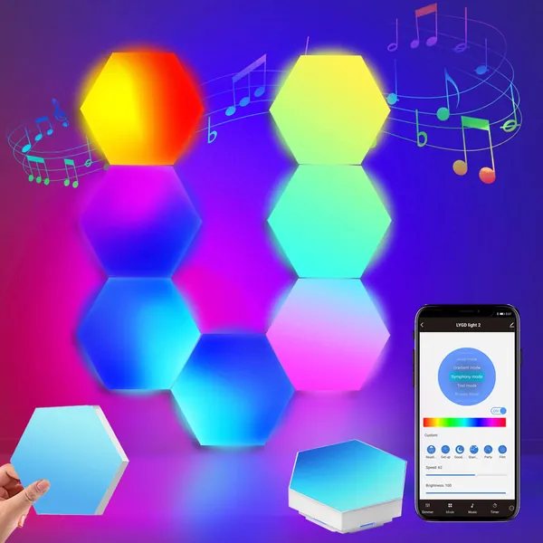 Hexagon Smart Lights - 7 Pack