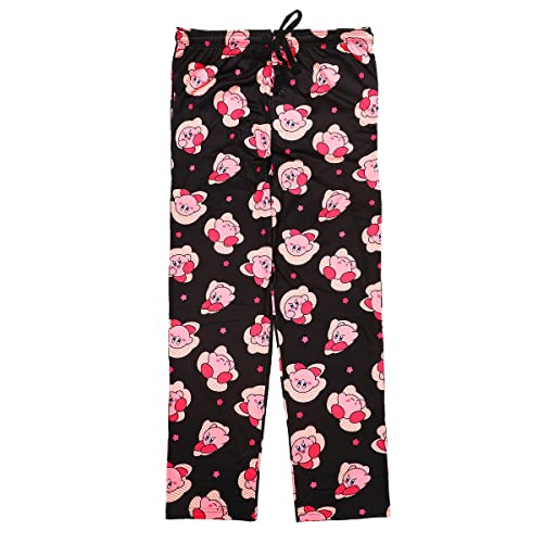 Kirby Pink Star Pajama Pants - Large