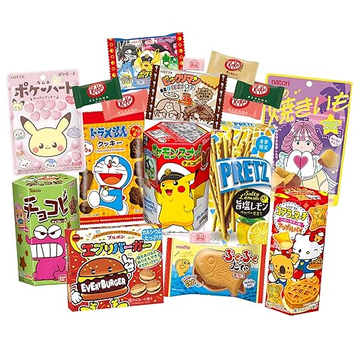 Japanische Süßigkeiten Box Snacks Candy Jelly Sweets Cracker aus Japan mit über 25 Teilen Geschenkset Probierset