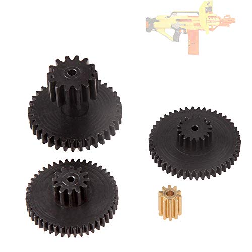 WORKER Upgraded Gear Mod Kit Set for Nerf N-Strike Stampede ECS - Metal Gears