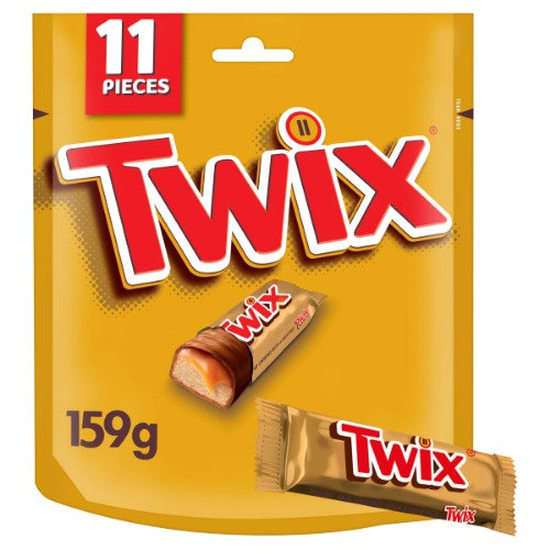 Twix Milk Chocolate Halloween Party Share Bag 11 Pieces 159g