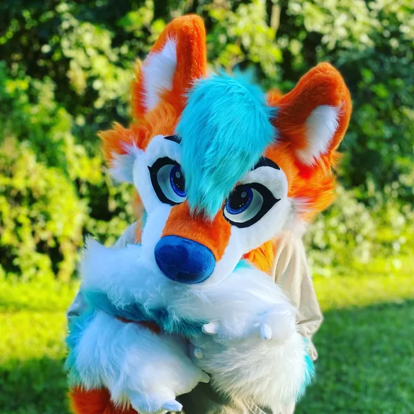 Mini partial fur suit commission!