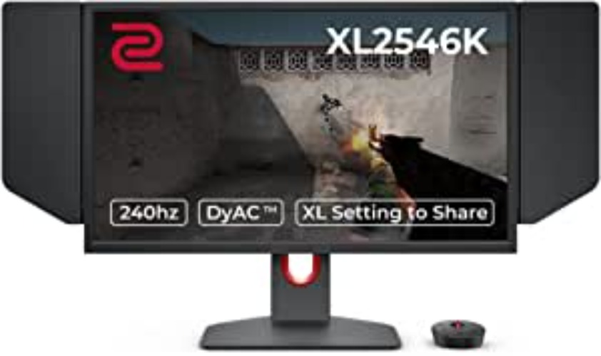 BenQ Zowie XL2546K 24.5 Inch 240 Hz Gaming Monitor, DyAc+, Smaller Base, Shield