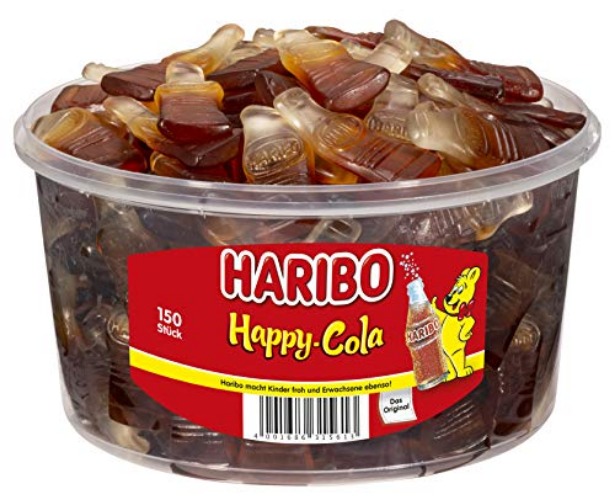 Haribo Happy Coke Can, 150 pieces, 1200g