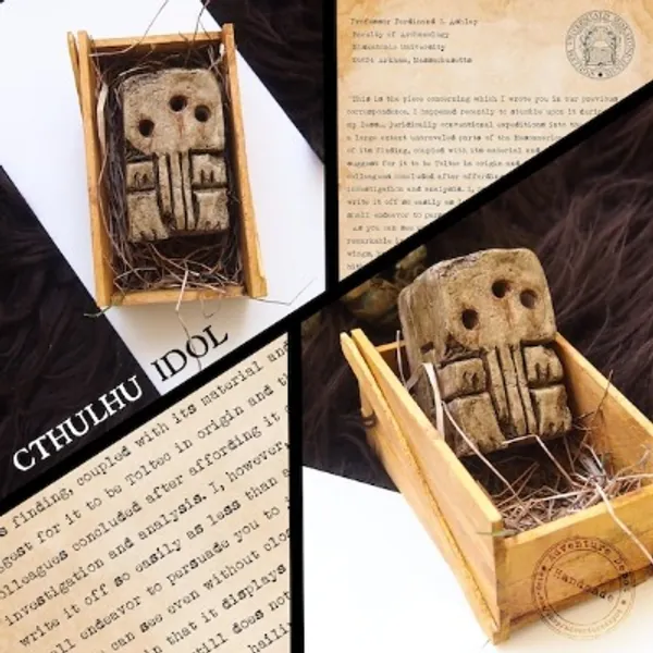 Cthulhu Clay Idol & Letter | Etsy