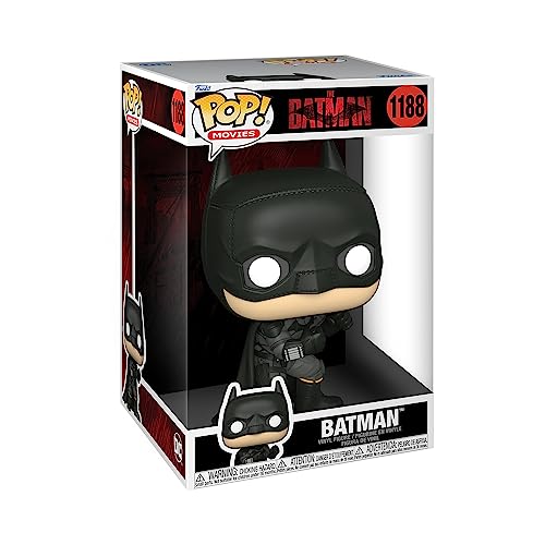 Funko POP! Jumbo: DC the Batman - Batman - Collectable Vinyl Figure - Gift Idea - Official Merchandise - Toys for Kids & Adults - Movies Fans - Model Figure for Collectors and Display - POP ''10