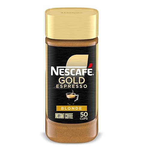 NESCAFÉ Gold Espresso Blonde, Instant Coffee, 3.5 oz - Blonde - 3.5 Ounce (Pack of 1)