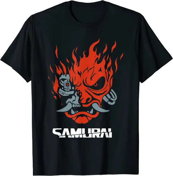 OniCyborg Cyberpunk Samurai T-Shirt