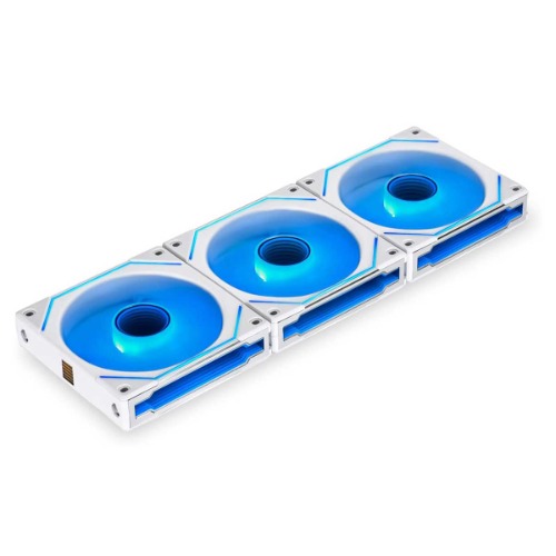 Lian Li Uni Fan SL-Infinity 120 RGB Revolutionized Daisy-Chain ARGB Fan With Controller (Triple Pack) (WHITE) (UF-SLIN120-3W) | Default Title